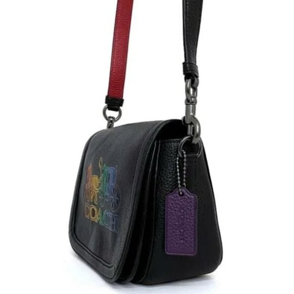 Coach Saddle Bag With Horse And Carriage C6804 - Picture 11 of 12